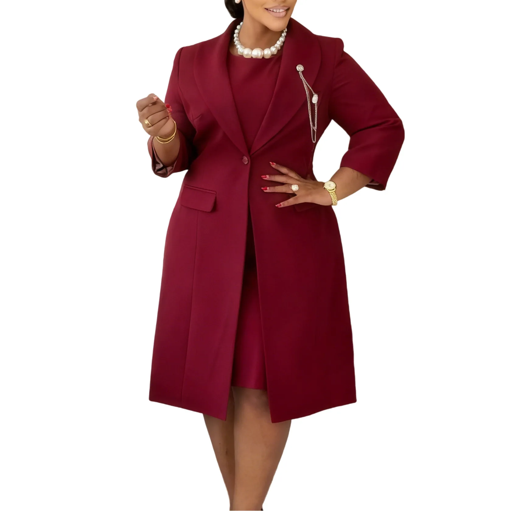 Women Formal Wear Dubai - Ofis Kadınları İçin Şık İki Parçalı
