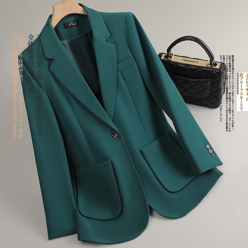 Women Formal Wear Winter - Kadın Blazer Bayanlar Sonbahar Kış Uzun