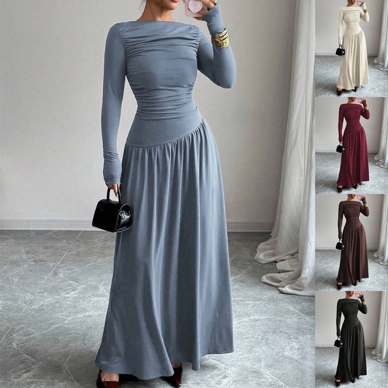 Women Formal Wear Winter - Zarif Kadın Abiye Elbiseleri, Sade Kayık