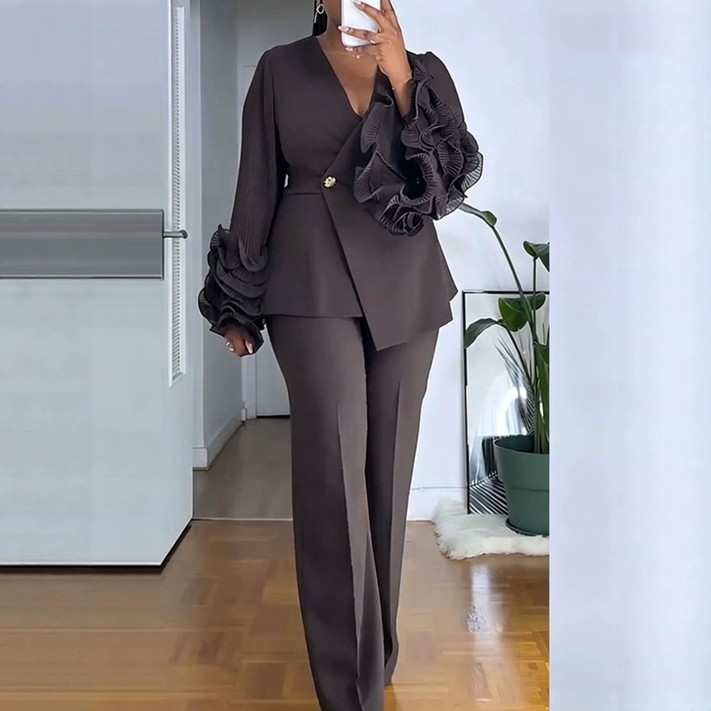 Women'S Formal Wear With Pants - Kadın 2 Parça Pantolon Takım Elbise