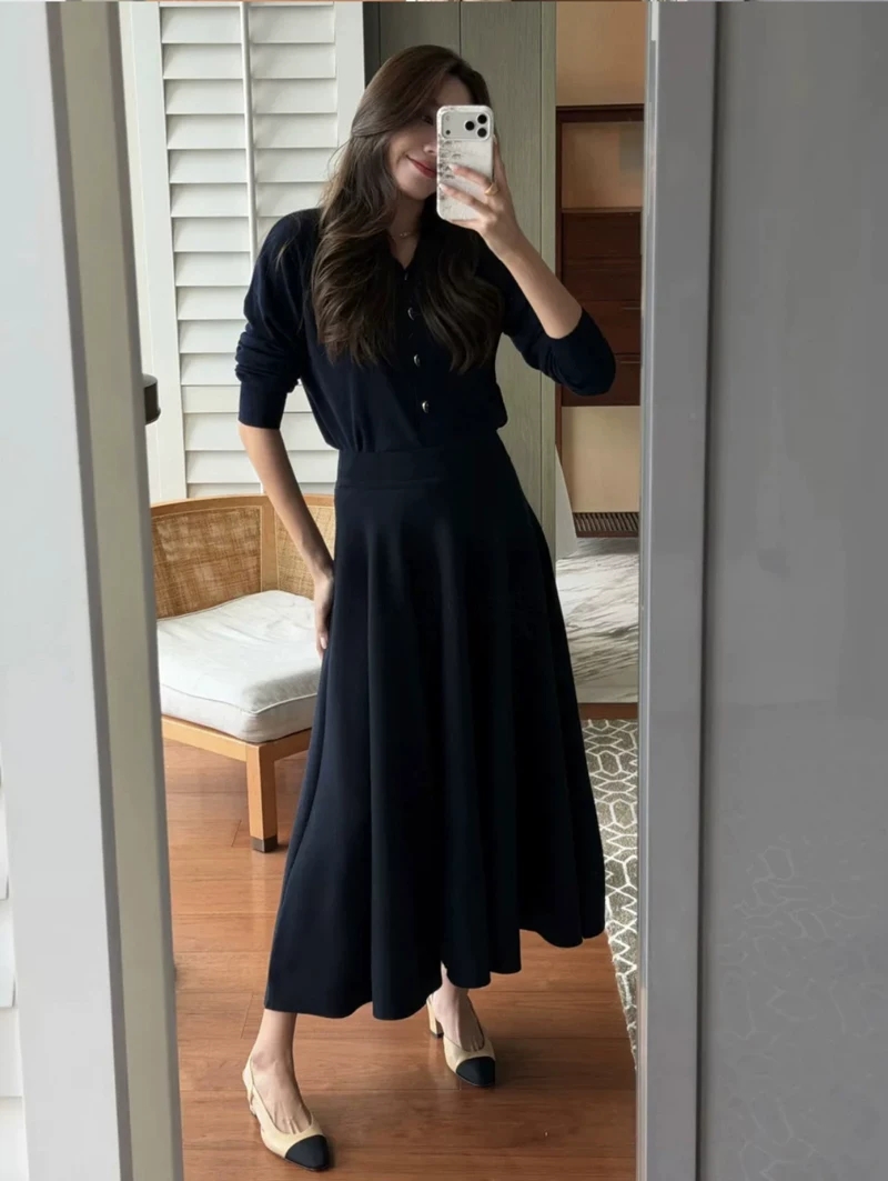 Yeni Sonbahar Kadın Yün İpek K - Women Formal Wear Winter incelemesi ve fiyatı
