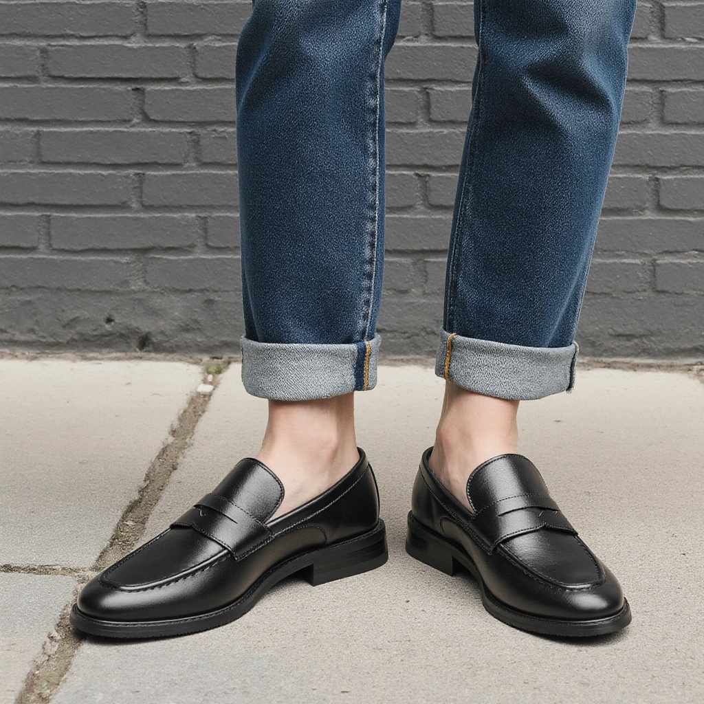 Erkek Siyah Penny Loafer'lar K - Women Formal Wear For Summer incelemesi ve fiyatı