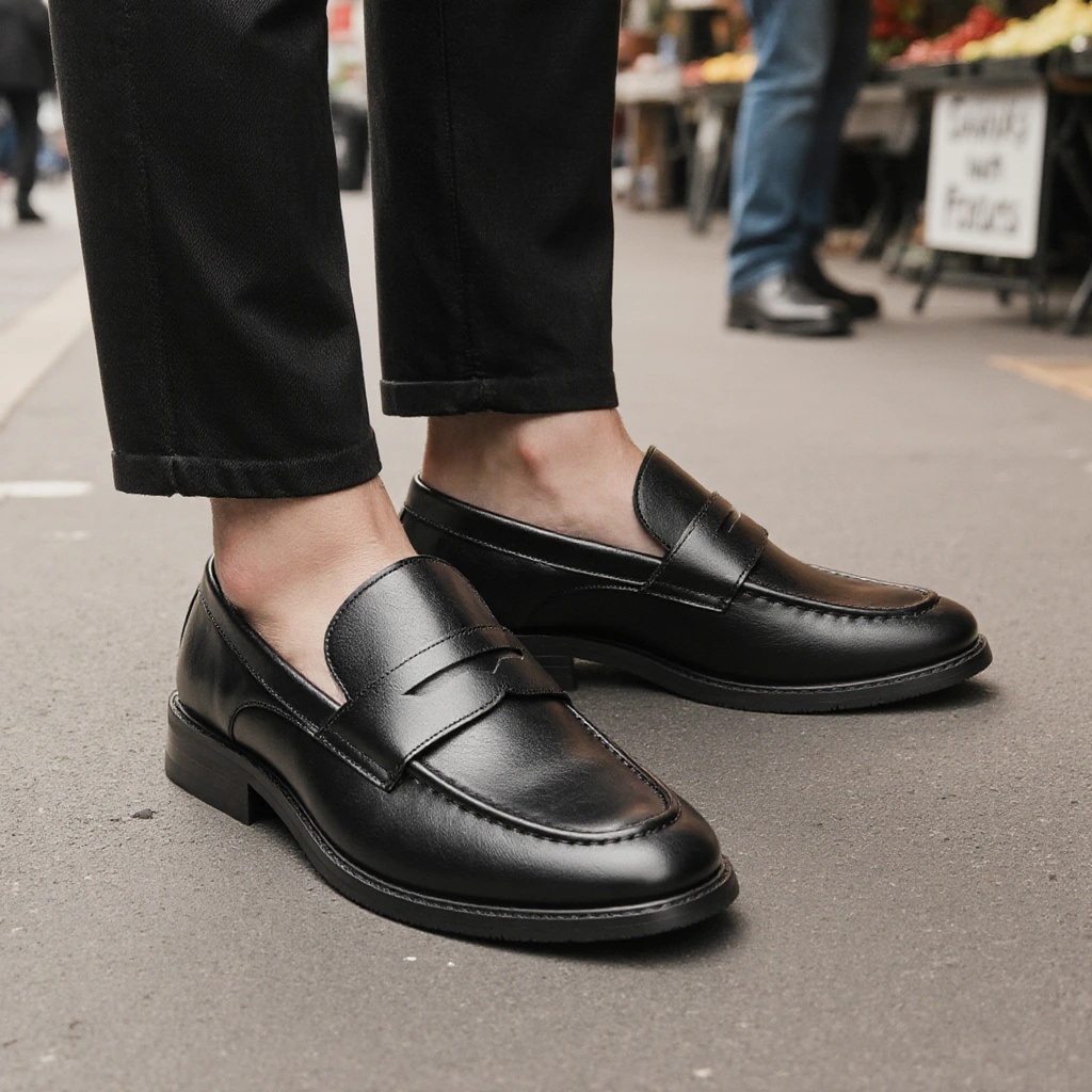 Erkek Siyah Penny Loafer'lar K - Women Formal Wear For Summer incelemesi ve fiyatı