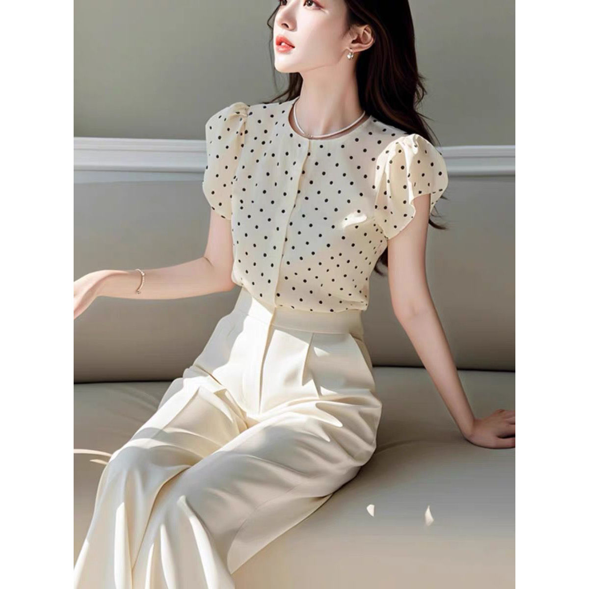 Yeni Yaz Zarif kadın Iki Parça - Women Formal Wear Tops incelemesi ve fiyatı