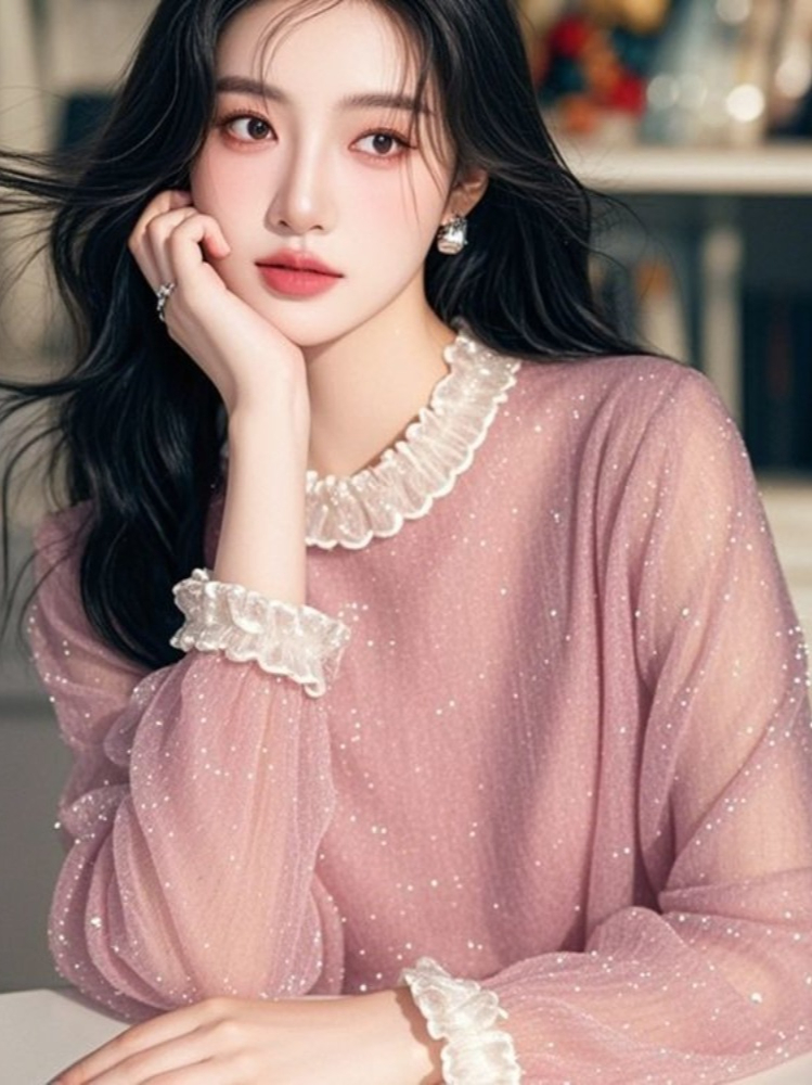 Fransız Tatlı Bluzlar Fırfırlı - Women Formal Wear Tops incelemesi ve fiyatı
