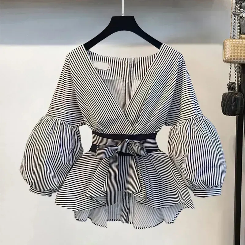 Kadınlar Zarif V Yaka Şerit Fe - Women Formal Wear Tops incelemesi ve fiyatı