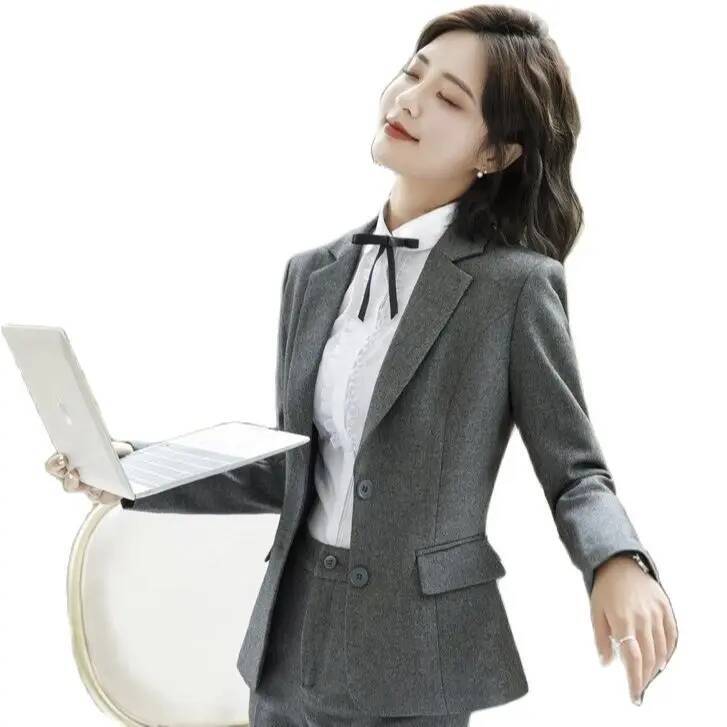 Yeni Gri Resmi Blazerler ve Ce - Women Formal Wear Winter incelemesi ve fiyatı