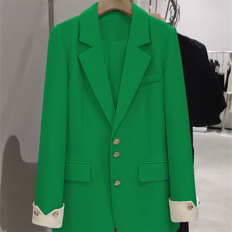Moda Bayanlar Blazer Renk Bloğ - Women Formal Wear Winter incelemesi ve fiyatı