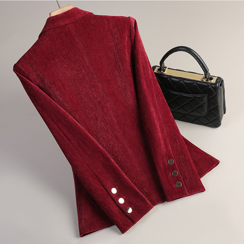 Sarı Altın Kadife Blazer Kadın - Women Formal Wear Winter incelemesi ve fiyatı