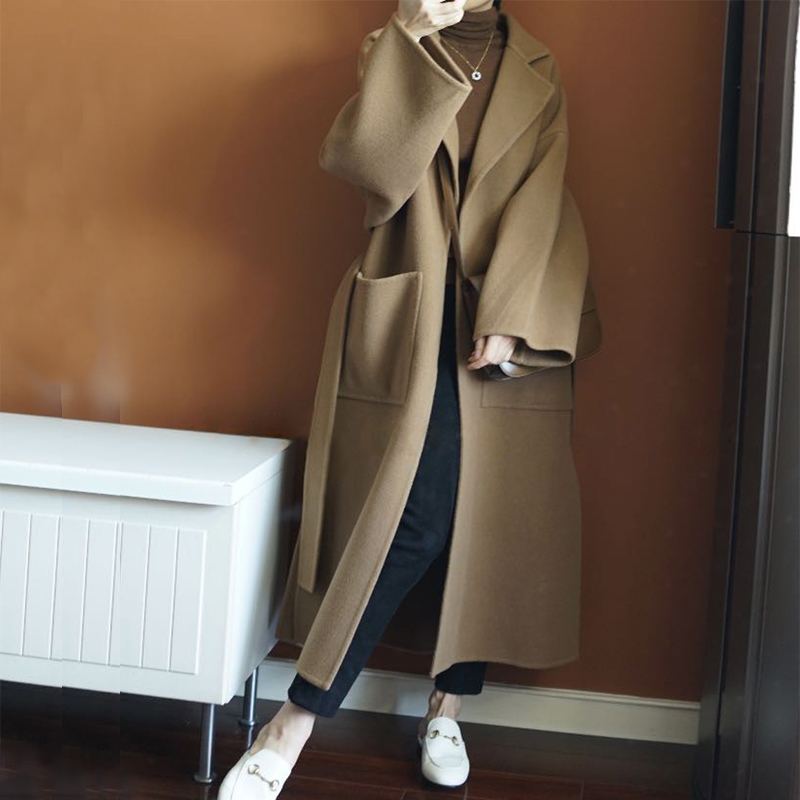 Şık Kadın Uzun Kaban %100 Saf  - Women Formal Wear Winter incelemesi ve fiyatı