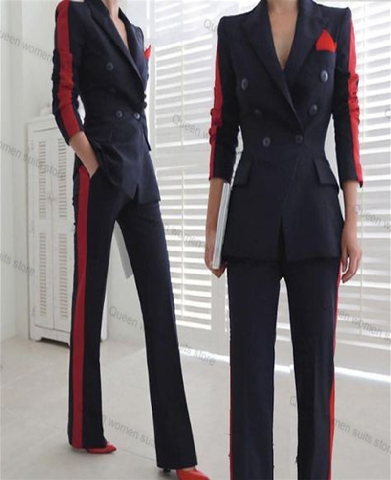 Kırmızı Siyah Sonbahar Kadın T - Women Formal Wear With Black Blazer incelemesi ve fiyatı