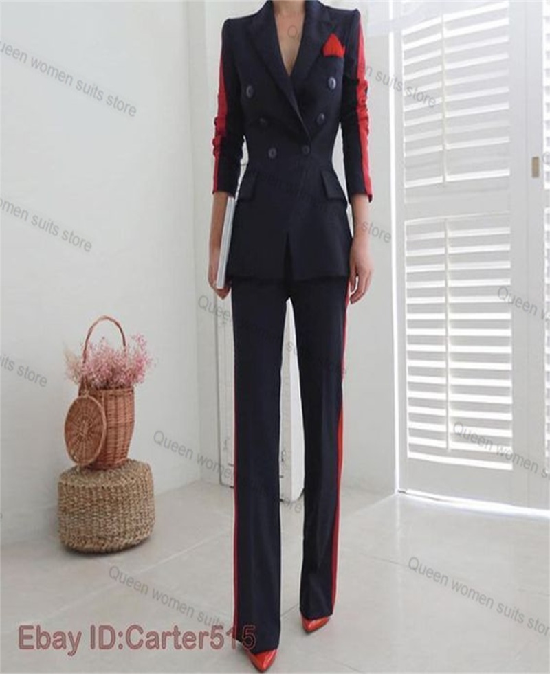 Kırmızı Siyah Sonbahar Kadın T - Women Formal Wear With Black Blazer incelemesi ve fiyatı