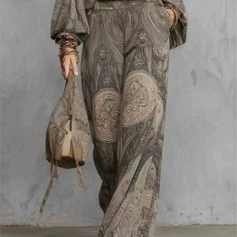 Boho Paisley Desenli İki Parça - Women Formal Wear Tops incelemesi ve fiyatı