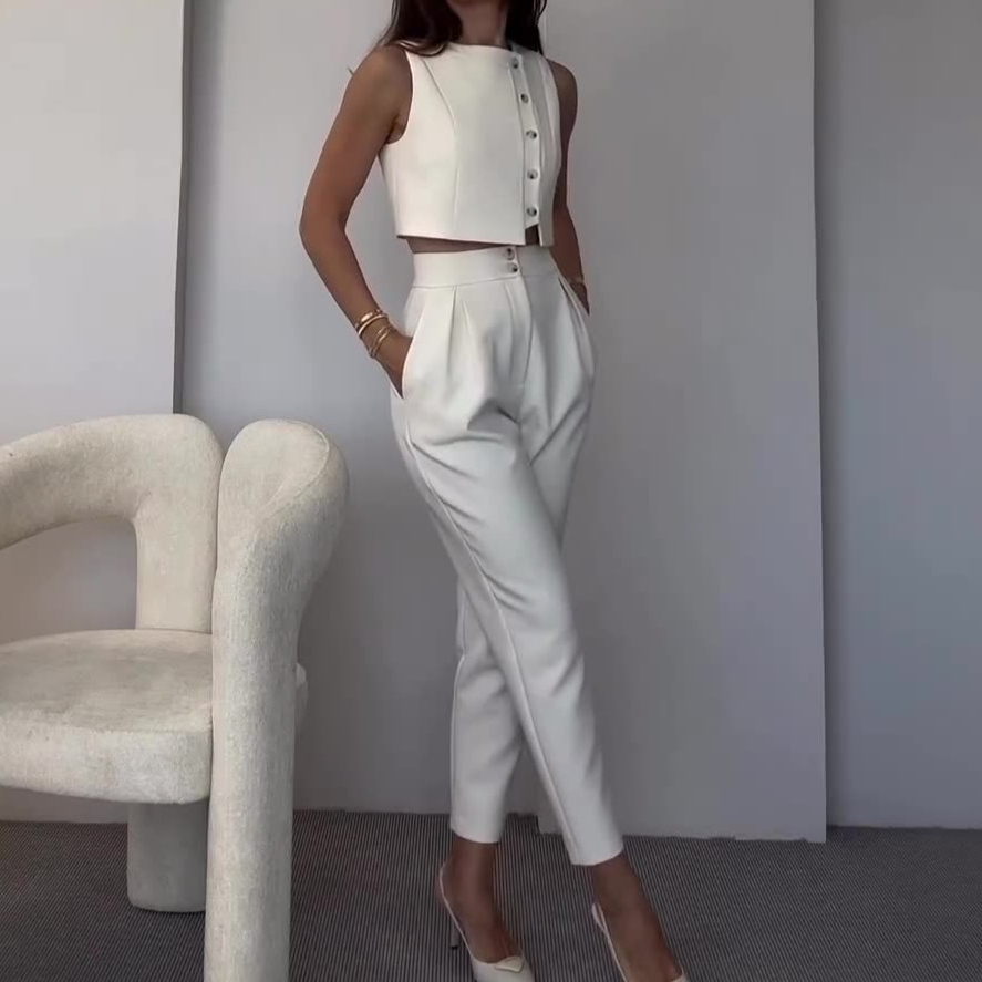 Yelek Üstleri Iki Parçalı Set  - Women Formal Wear Tops incelemesi ve fiyatı