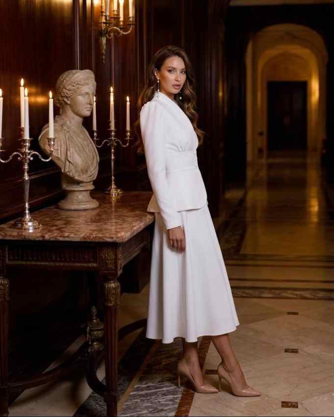 Şık İki Parçalı Kadın Takım El - Women Formal Wear With Skirt incelemesi ve fiyatı