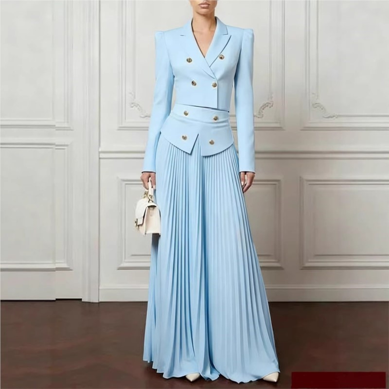 Zarif Mizaç 2 Parçalı Set Yaka - Women Formal Wear For Summer incelemesi ve fiyatı