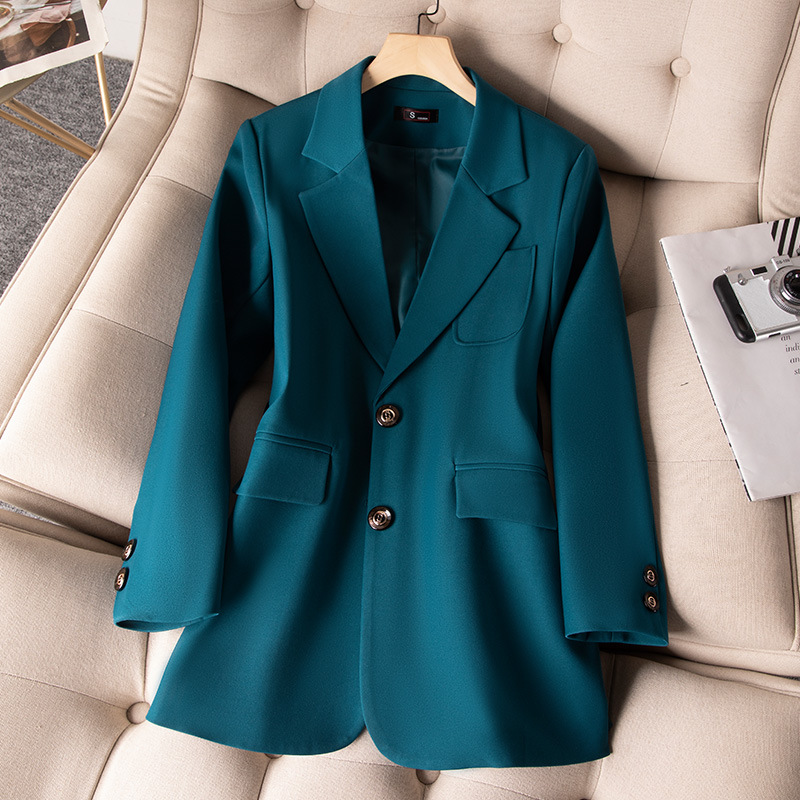 Mavi Siyah Yeşil Kadın Resmi B - Women Formal Wear With Black Blazer incelemesi ve fiyatı