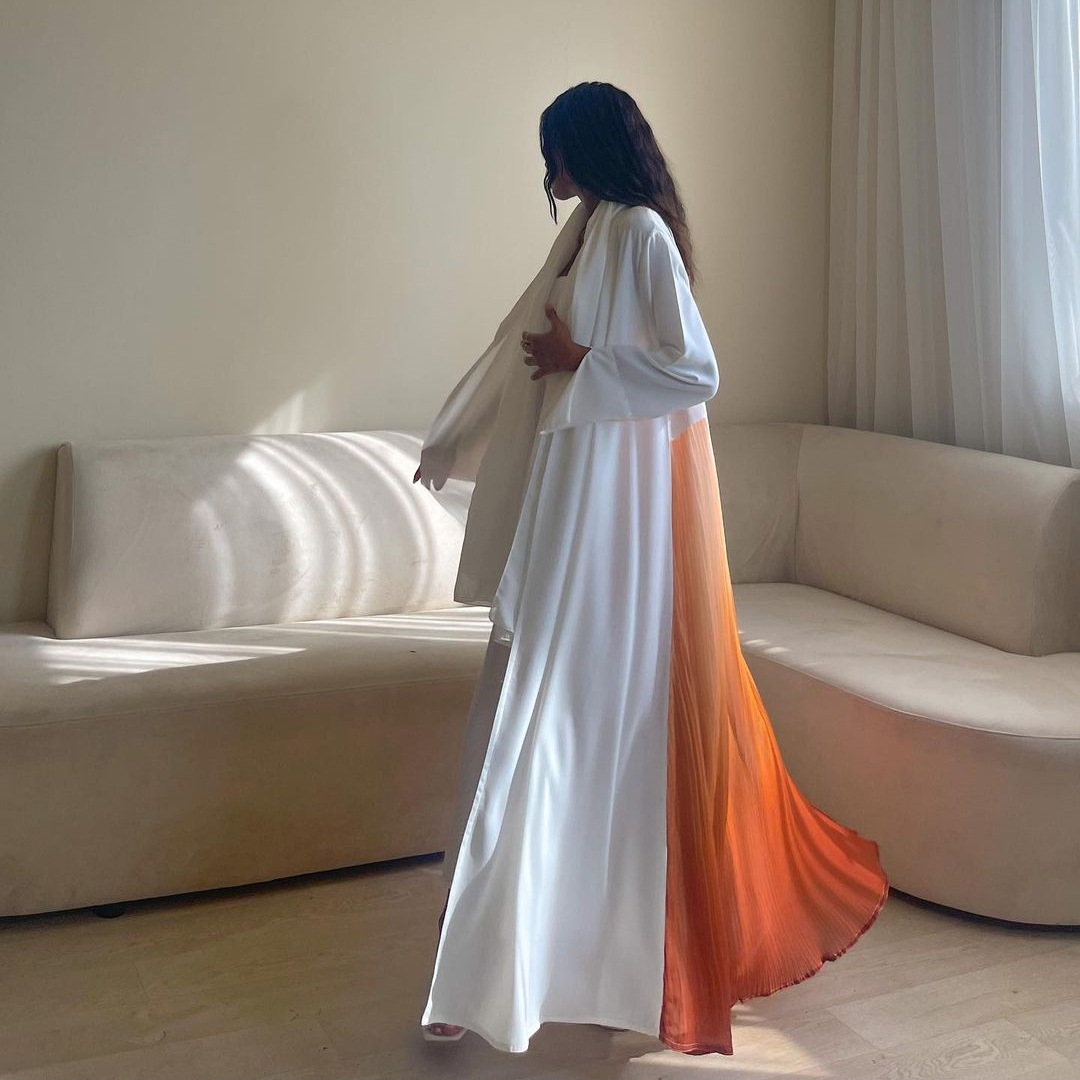 Müslüman Kadınlar Pileli Abaya - Women Formal Wear Dubai incelemesi ve fiyatı